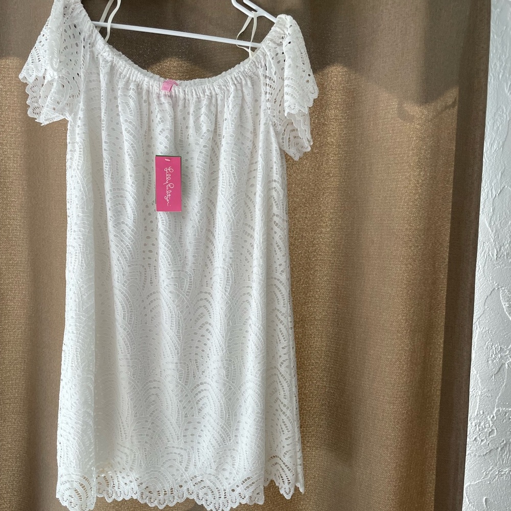 NWT Lilly Pulitzer XL White Dress